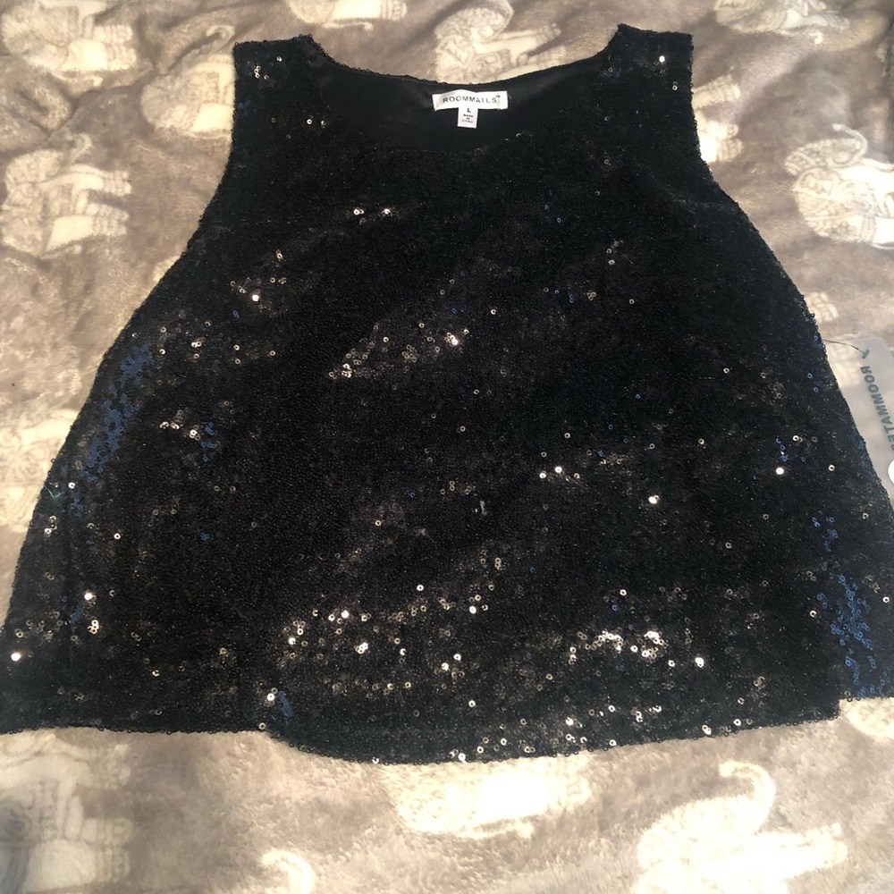 Black sequin too